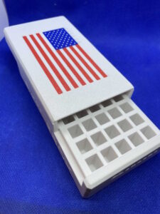 Battlebox 9mm (Holds 50) with USA Flag lid